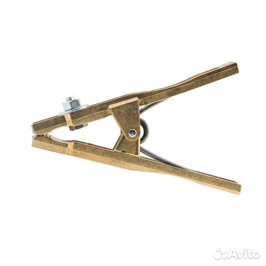 Зажим «крокодил» 315 А 170 мм для сварки (латунь)