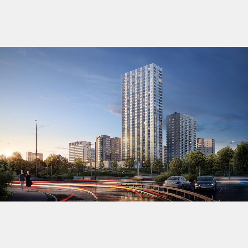 1-к. квартира, 44,3 м², 18/35 эт.