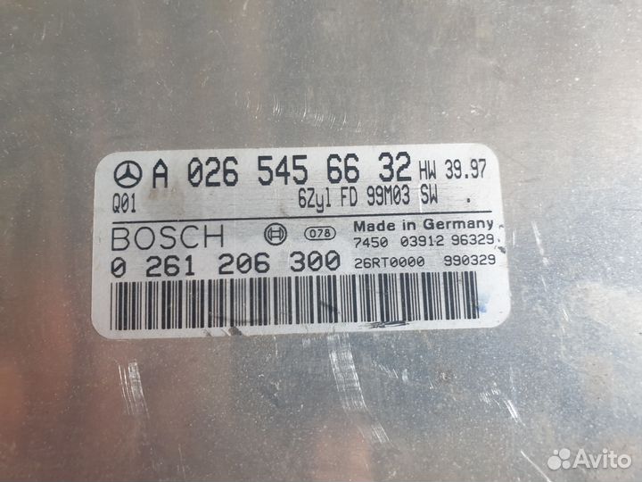 Блок управления двигателем e w210 e240 A0265456632