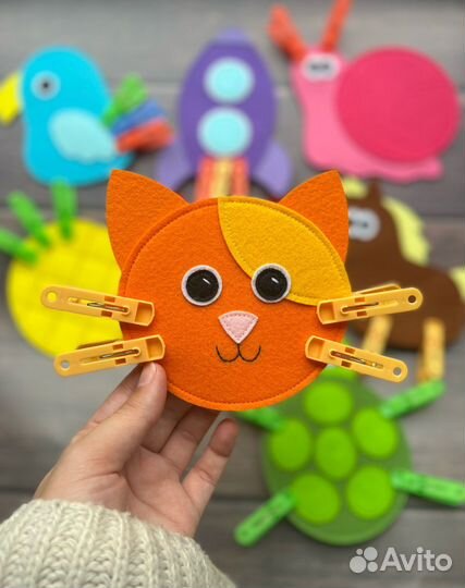 Развивающая игра из фетра