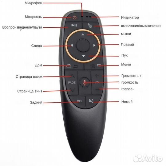 Пульт ду G10S Air Mouse Voice 2,4G