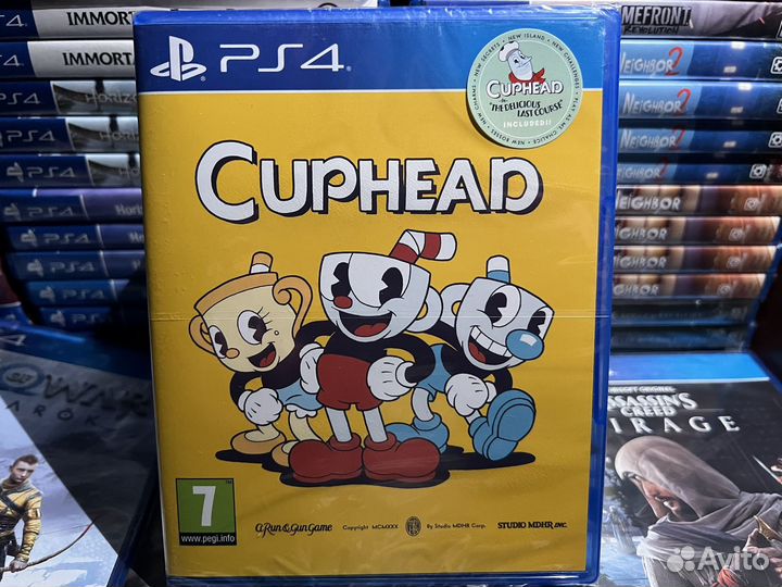 Диск Cuphead PS4 / Новый