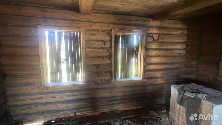 Сруб дома на разбор