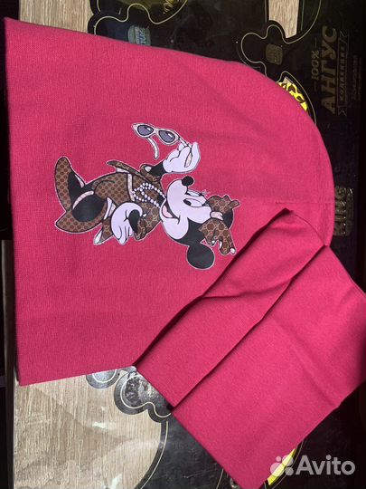 Комплект шапка, шарф