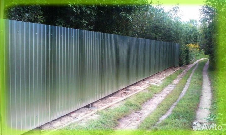 Забор из профнастила