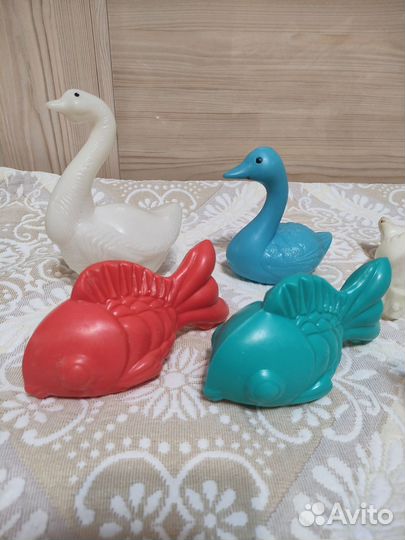 Пластиковые игрушки СССР пакетом