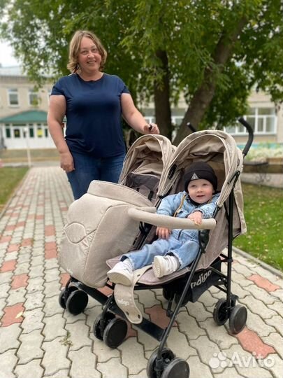 Коляска для двойни