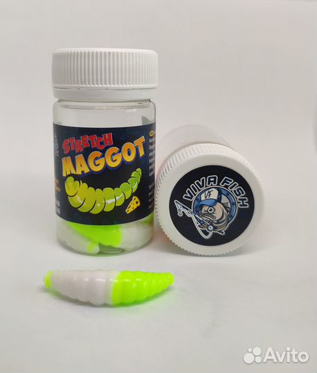Приманка форелевая Maggot 1.5 Stretch Floating