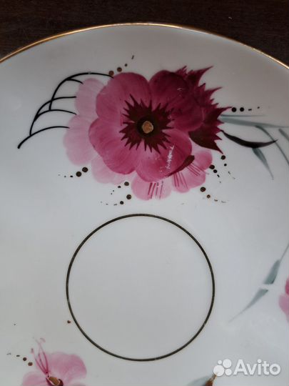 Редкая чайная пара по рис. Л.Григорьевой лфз