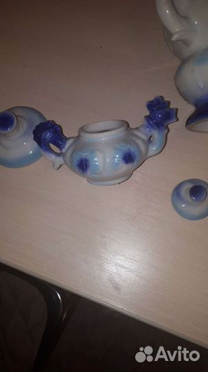 Петушок. заварочные чайники Гжельский фарфор