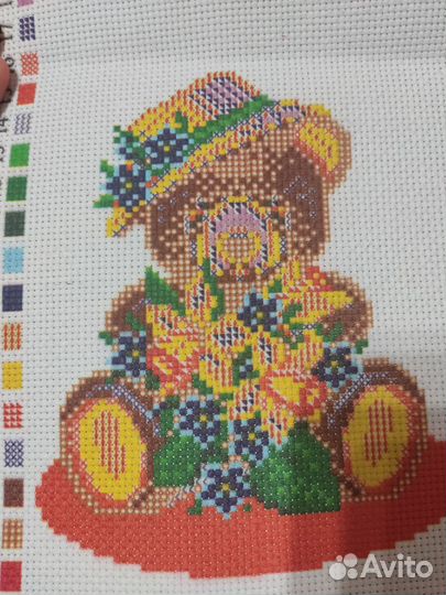 Набор для вышивания крестом 20*30 см новый