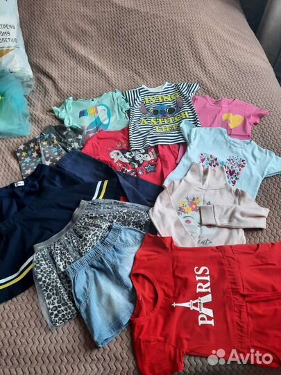 Вещи пакетом на девочку р. 92-104