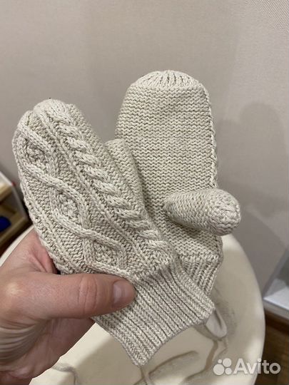 Шапка и варежки hm 98-104