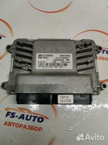 Блок управления двигателем Chevrolet Spark 1.2