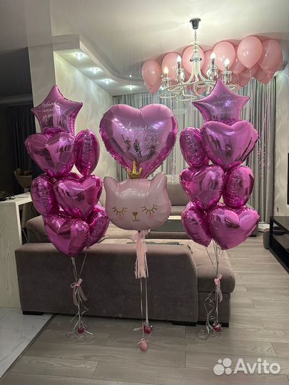 Шары и шарики на выписку из роддома