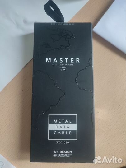 Кабель micro USB метал WK Design