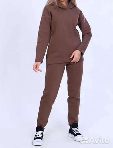 Костюм спортивный женский тёплый с начесом 50рр