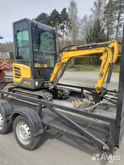 Аренда спецтехники мини-экскаватор