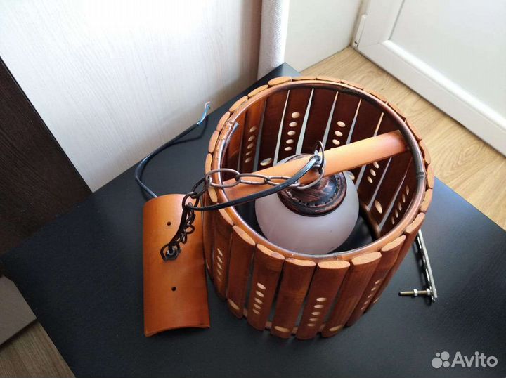 Люстра потолочная бамбук