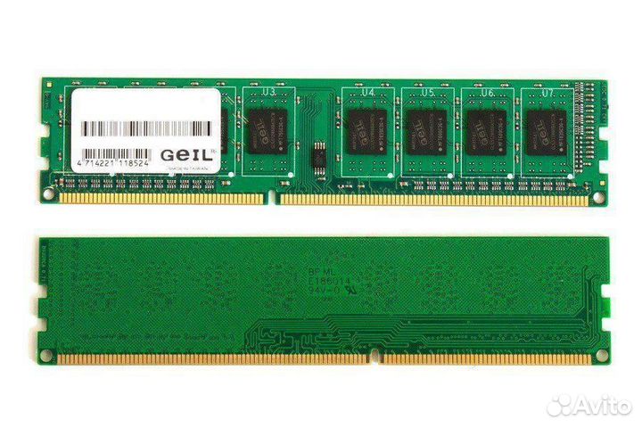 Модуль памяти qumo DDR3 4Gb, PC3-12800, CL11