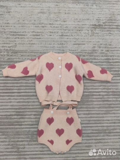 Теплый костюм 74 80 для девочки