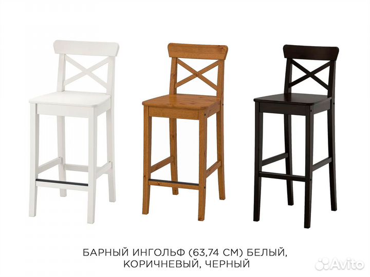 Стулья и табуреты IKEA. Одвар Арт. HC7