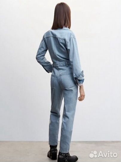 Комбинезон джинсовый mango M женский