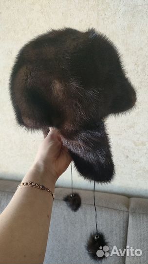Шапка норковая женская