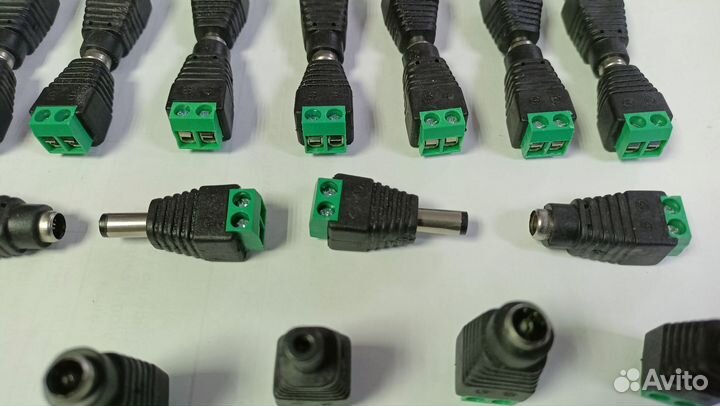 Разъём питания папа + мама DC 2.1x5.5