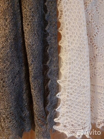 Оренбугский пуховый платок (паутинка)