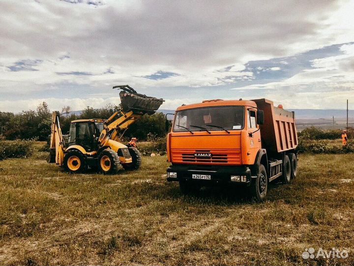 Услуги экскаватора погрузчика