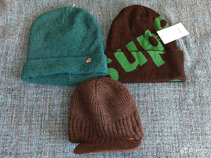 3 шапки новые, цена за все