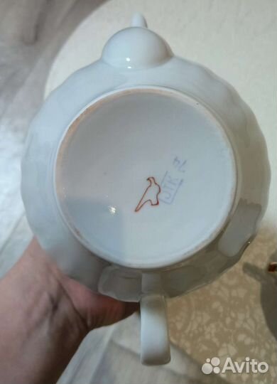 Дулевский фарфор новый чайный сервиз 21 предмет