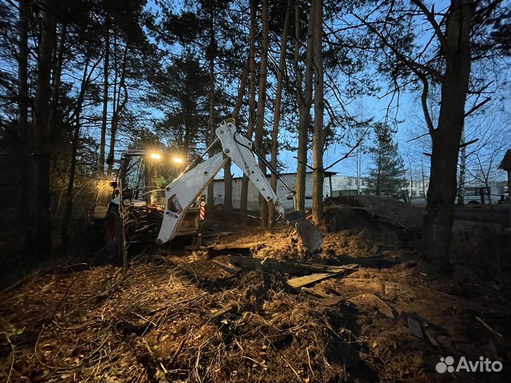 Аренда экскаватора погрузчика