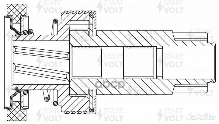 Привод стартера (бендикс) для а/м VAG Transporter