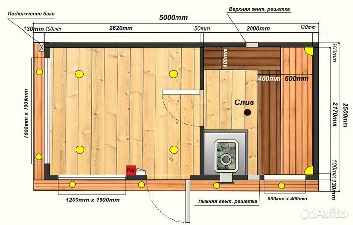 Каркасная баня в наличии от производителя