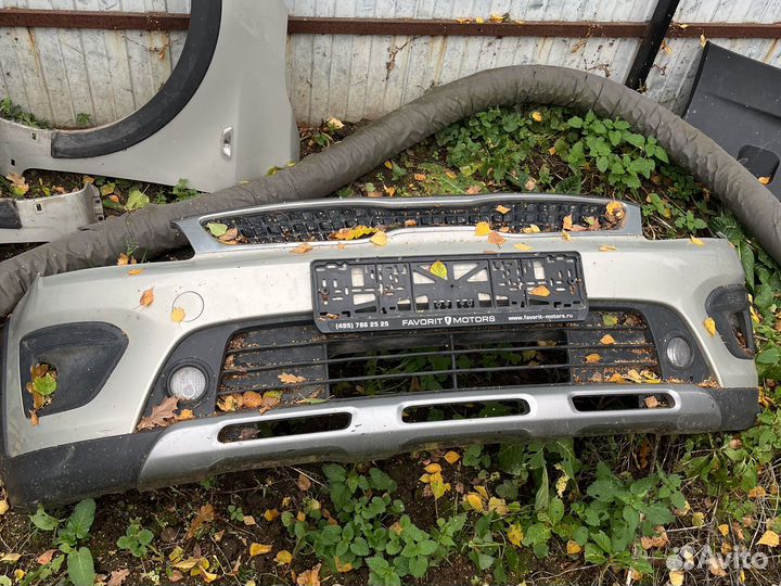 Kia rio x line бампер передний