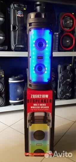 Портативная стерео система 50w Шоу подсветка 62см