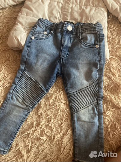 Куртка zara 98 и джинсы 92