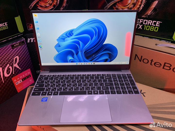 Новый ноутбук Intel 8Gb SSD 256 Gb (Много)