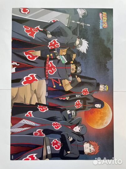 Плакаты Наруто, набор 8 штук