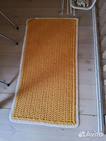 Коврик вязаный крючком