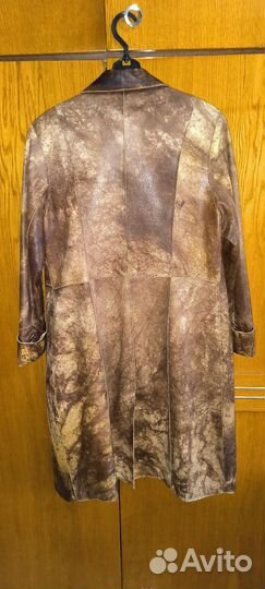 Кожаный плащ женский натуральная кожа