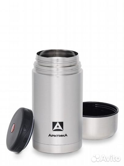 Термос для еды 1 л Арктика с чехлом и ложкой
