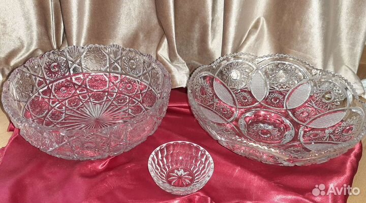 Хрустальная ваза, хрусталь, посуда