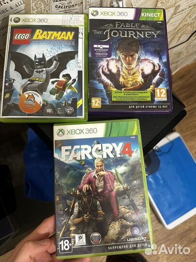 Игры (7шт) для приставки xbox360