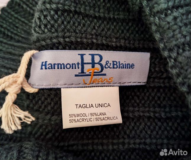 Harmont & Blaine новая шерстяная шапка оригинал
