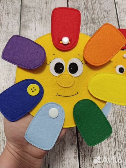 Развивающая игра из фетра 