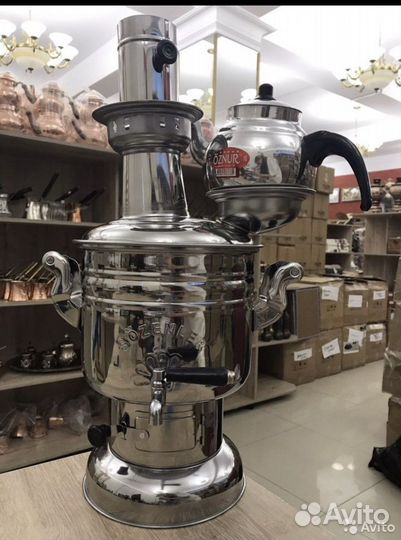 Самовар новый на дровах