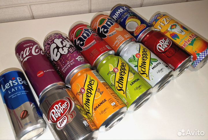 Напитки из-за рубежа (Fanta,Arizona,dr Pepper.)